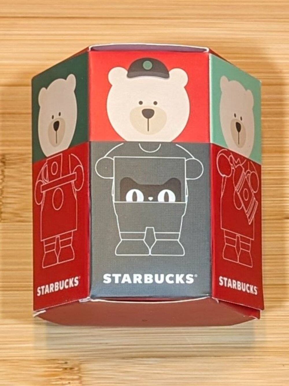 Starbucks China Released Green Apron Bearista Figurine New in Box, Rare - Picture 4 of 9